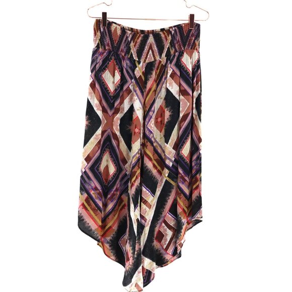 Free People Miranda Angular Pants Womens S Relaxed Eclectic Unique Festival Boho - Picture 2 of 11